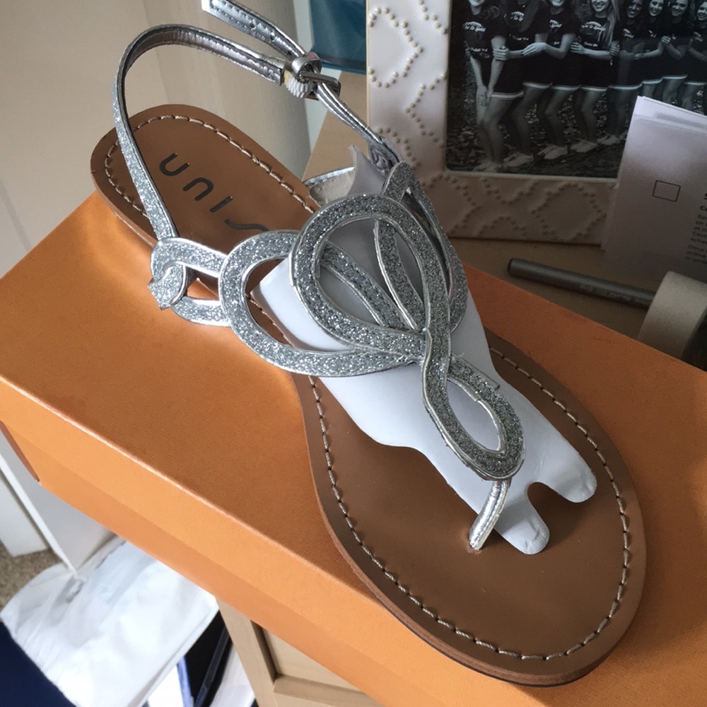 Unisa silver sandals